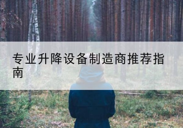 鹤城电动剪叉升降平台厂家-专业升降设备制造商推荐指南